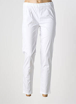 Pantalon 7/8 stretch taille normale blanc ORIENTIQUE NATURALLY femme