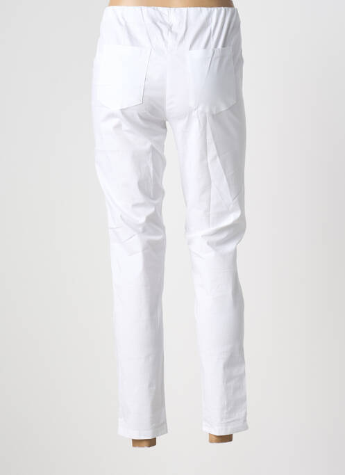 Pantalon 7/8 stretch taille normale blanc ORIENTIQUE NATURALLY femme