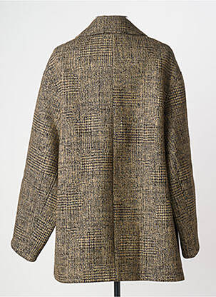 Manteau court coupe droite sans capuche beige CLOSED femme
