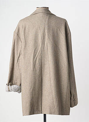 Manteau court coupe droite sans capuche marron CHLOÉ STORA femme