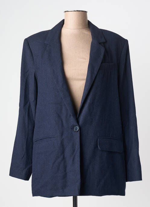Blazer poches bleu MODETROTTER femme