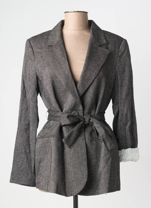 Blazer poches argent ATTIC AND BARN femme