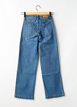 Jeans coupe large stretch taille normale bleu HAPPY femme