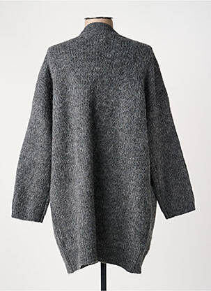 Gilet manches longues maille tricot gris ARTLOVE femme