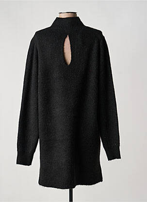 Robe pull coupe droite manches longues noir ARTLOVE femme