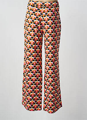 Pantalon large tissage popeline taille normale orange LOLA ESPELETA femme