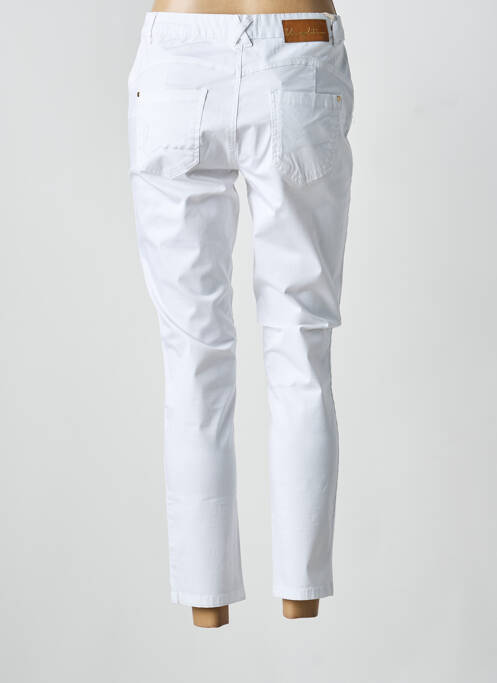 Pantalon 7/8 stretch taille normale blanc LOLA ESPELETA femme