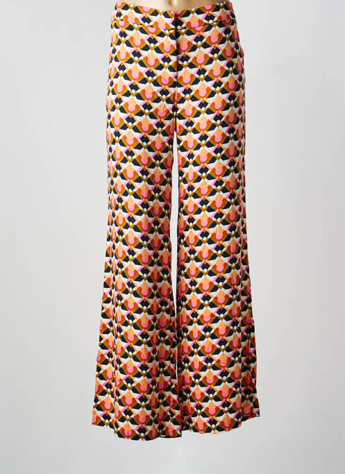 Pantalon large tissage popeline taille normale orange LOLA ESPELETA femme