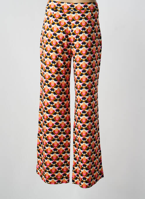 Pantalon large tissage popeline taille normale orange LOLA ESPELETA femme
