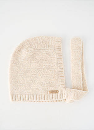 Bonnet stretch beige YERSE femme