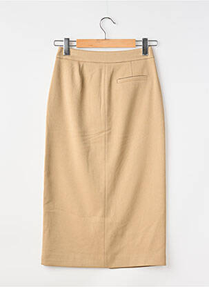 Jupe longue coupe droite beige TWINSET femme