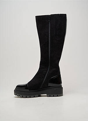 Bottes tissage satiné talon de 4 à 6cm noir CHIE MIHARA femme