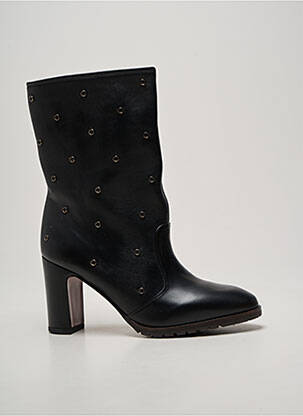 Bottines/boots tissage satiné talon de 7 à 9cm noir CHIE MIHARA femme