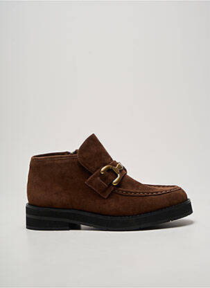 Bottines/boots talon bas talon plat jusqu'à 3cm marron BIBI LOU femme