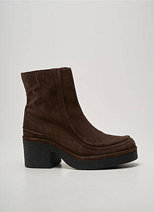 Bottines/boots talon bottier talon de 4 à 6cm marron ANONYMOUS femme