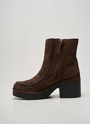 Bottines/boots talon bottier talon de 4 à 6cm marron ANONYMOUS femme