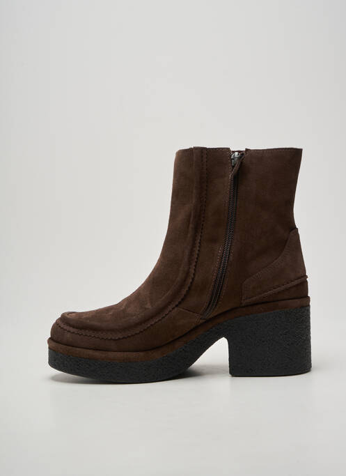 Bottines/boots talon bottier talon de 4 à 6cm marron ANONYMOUS femme