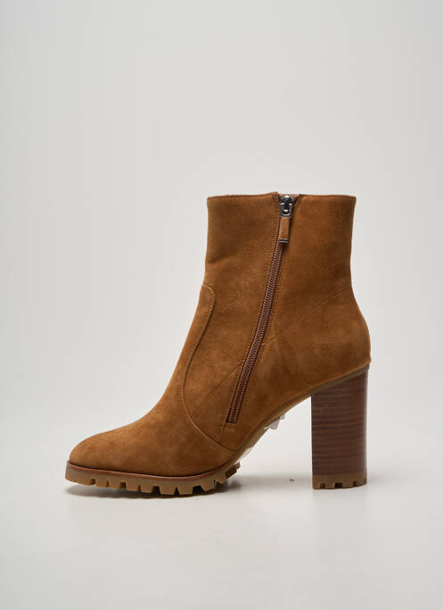 Bottines/boots talon bottier talon de 7 à 9cm marron LOLA CRUZ femme