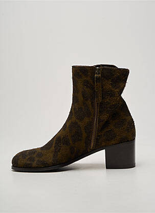 Bottines/boots talon bottier talon de 4 à 6cm vert ELIA MAURIZI femme