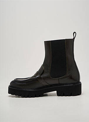 Bottines/boots bout rond talon plat jusqu'à 3cm vert CALCE femme