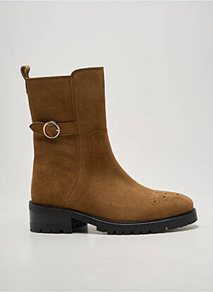 Bottines/boots talon bas talon de 4 à 6cm marron ANAKI femme