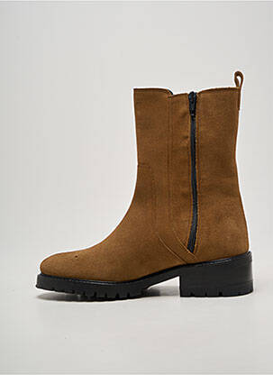 Bottines/boots talon bas talon de 4 à 6cm marron ANAKI femme