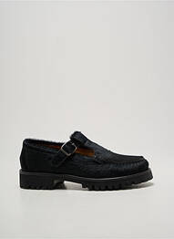 Derbies tissage satiné talon plat jusqu'à 3cm noir SESA FOOTWEAR femme