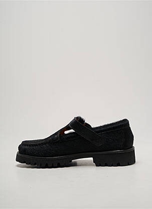 Derbies tissage satiné talon plat jusqu'à 3cm noir SESA FOOTWEAR femme