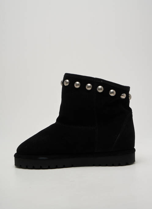 Bottines/boots tissage satiné talon plat jusqu'à 3cm noir ISABEL MARANT femme