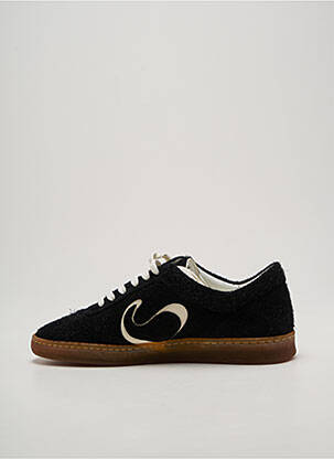 Baskets bout rond talon plat jusqu'à 3cm noir ANONYMOUS femme