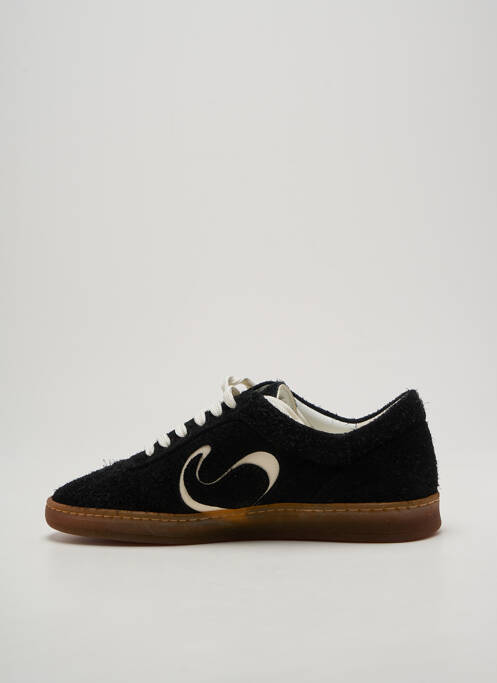 Baskets bout rond talon plat jusqu'à 3cm noir ANONYMOUS femme
