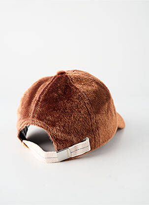 Casquette doublure textile marron BELLEROSE femme