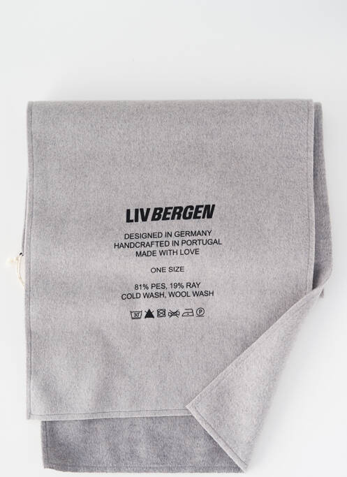 Echarpe gris LIV BERGEN femme