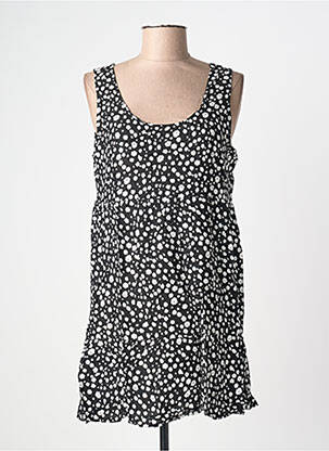 Tunique sans manche col rond noir C'FLO femme