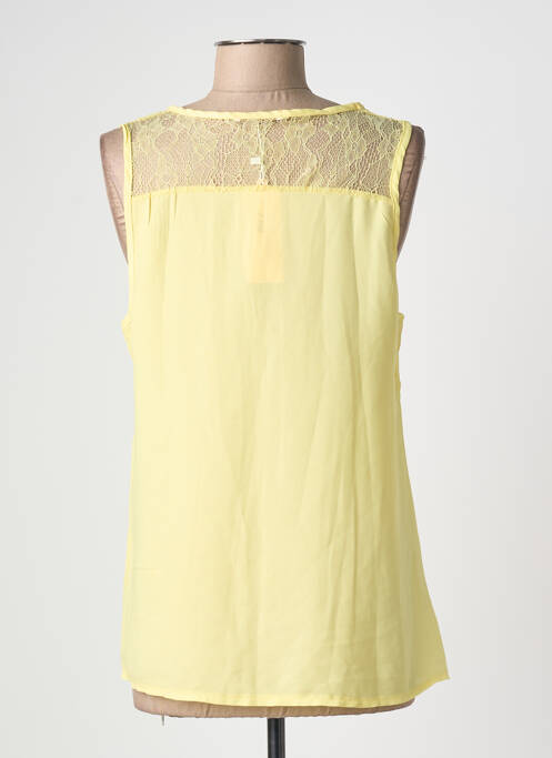 Top sans manche sans manche jaune Z-ONE femme