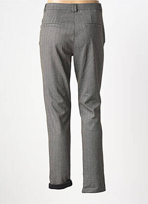 Pantalon droit stretch taille normale gris FREESIA femme