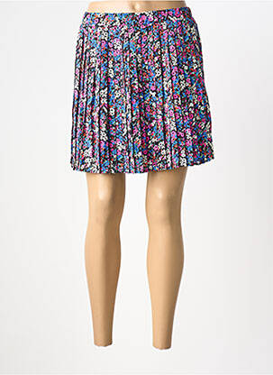 Jupe courte coupe droite bleu LILI & LALA femme