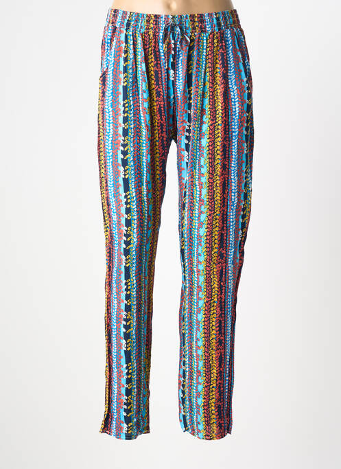 Pantalon droit taille élastique taille normale bleu J.STARS femme