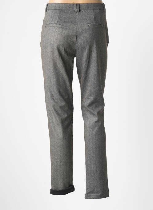 Pantalon droit stretch taille normale gris FREESIA femme