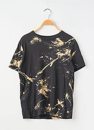T-shirt coupe droite manches courtes noir H&M enfant