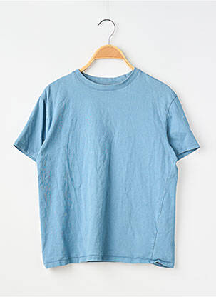 T-shirt coupe droite manches courtes bleu LA REDOUTE garcon