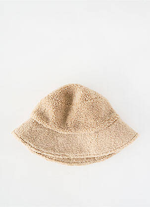 Chapeau forme bob beige BROWNIE femme