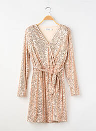 Robe mi-longue manches longues manches longues or NAF NAF femme