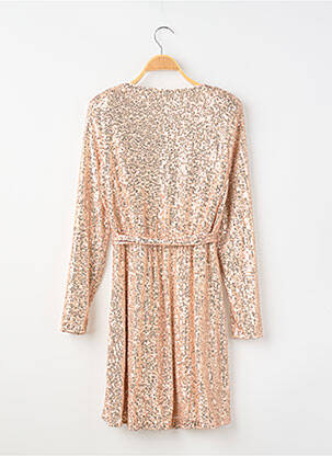 Robe mi-longue manches longues manches longues or NAF NAF femme