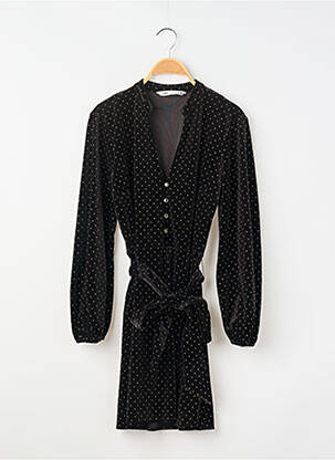 Robe courte manches longues manches longues noir ZARA femme