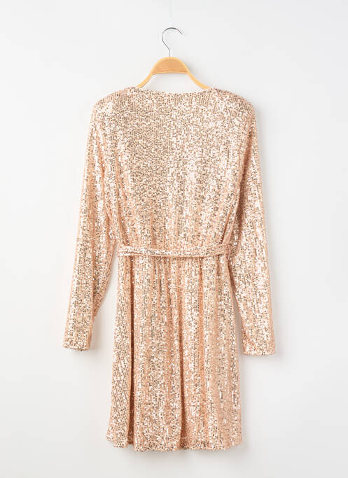 Robe mi-longue manches longues manches longues or NAF NAF femme