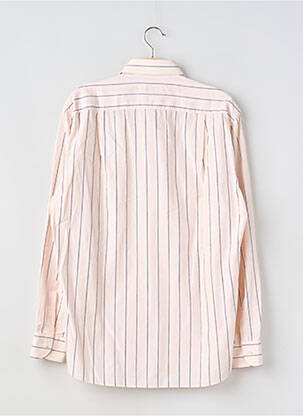 Chemise manches longues coupe droite rose CARREL homme