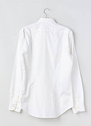Chemise manches longues coupe cintrée blanc ANTHONY GARÇON homme