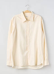 Chemise manches longues coupe droite beige CARREL homme