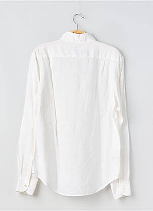 Chemise manches longues coupe droite blanc BOGGI MILANO homme